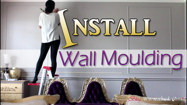 How To Install Wall Moulding / Molding Trim